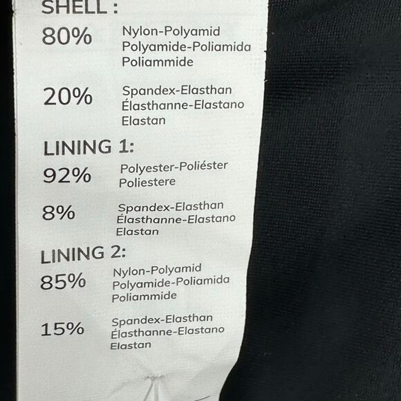 NEW Cupshe Black Plunge Ruffled One-Piece Swimsuit Sz Medium - Picture 7 of 8